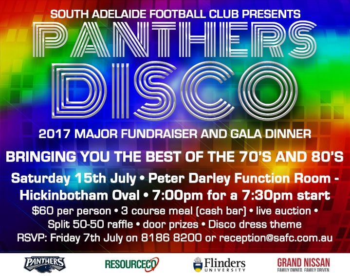 Join us at the Panthers Disco - Gala Auction Join us at the Panthers Disco - Gala Auction